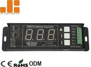 디지털 표시 장치 주소 형태 DC12V - 24V를 가진 단일 통로 DMX 신호 쪼개는 도구